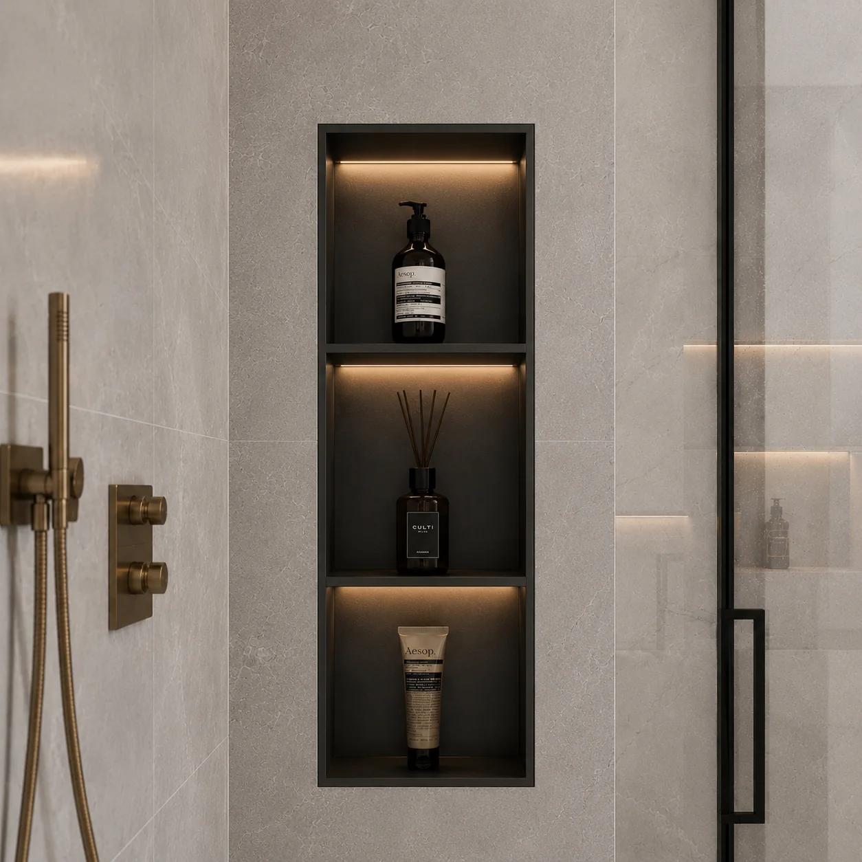 Stainless Steel Bathroom Niche
